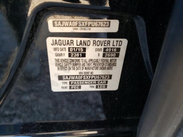 2015 JAGUAR XF 2.0T PR SAJWA0FSXFPU67623