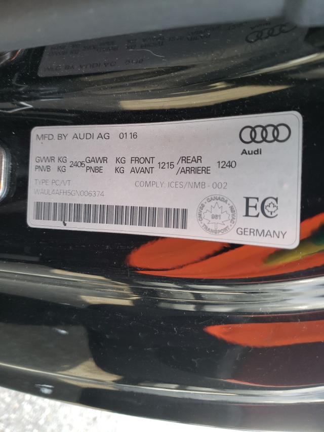 2016 AUDI S5 TECHNIK WAUL4AFH5GN006374