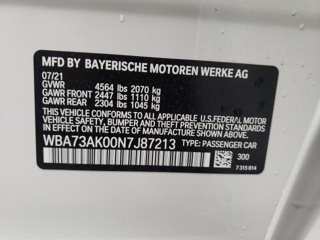 2022 BMW 228XI WBA73AK00N7J87213