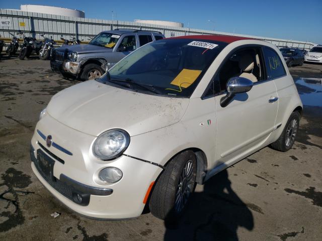 2013 FIAT 500 LOUNGE 3C3CFFER3DT738989