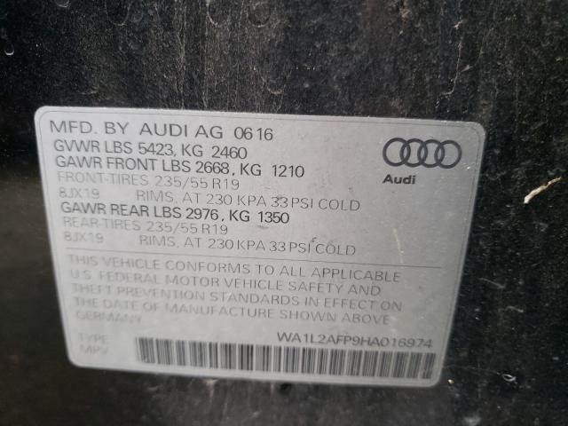 VIN WA1L2AFP9HA016974 2017 Audi Q5, Premium Plus no.10