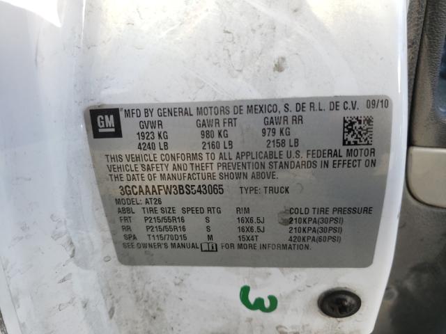 2011 CHEVROLET HHR PANEL 3GCAAAFW3BS543065
