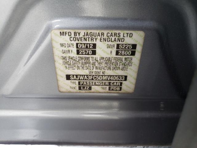 2013 JAGUAR XJ SUPERSP SAJWA3FC5DMV40633
