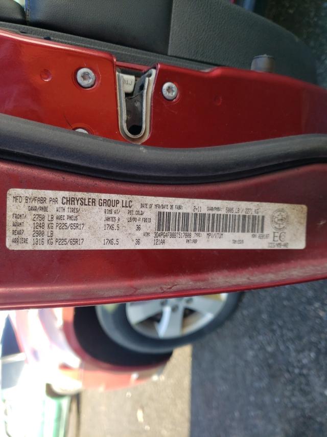 2011 DODGE JOURNEY EX 3D4PG4FB8BT517808