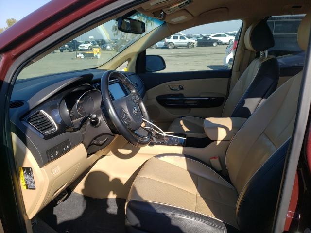 2016 KIA SEDONA EX KNDMC5C17G6184032