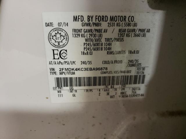 2014 FORD EDGE LIMIT 2FMDK4KC3EBA96878