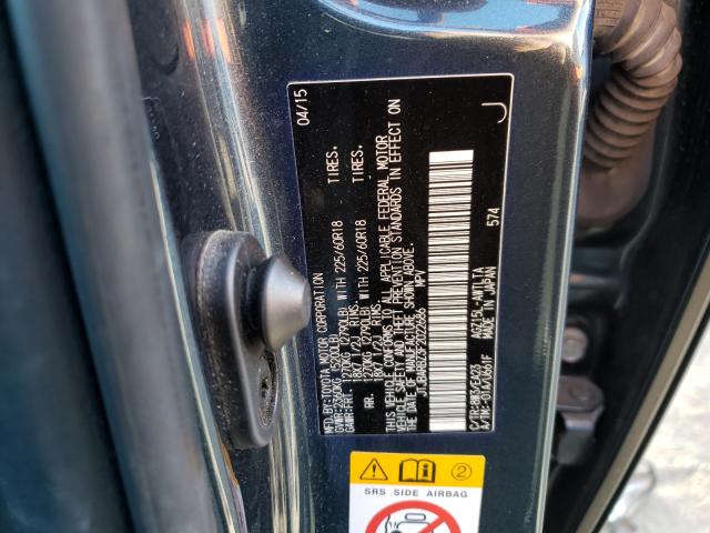 2015 LEXUS NX 200T JTJBARBZ3F2022686