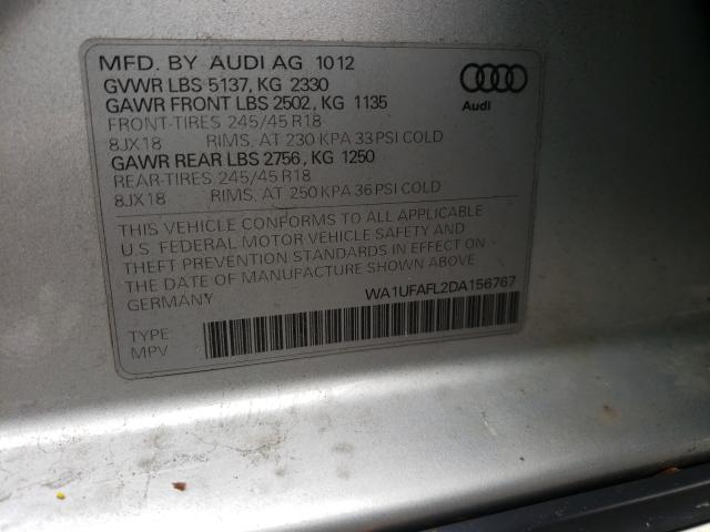 2013 AUDI A4 ALLROAD WA1UFAFL2DA156767