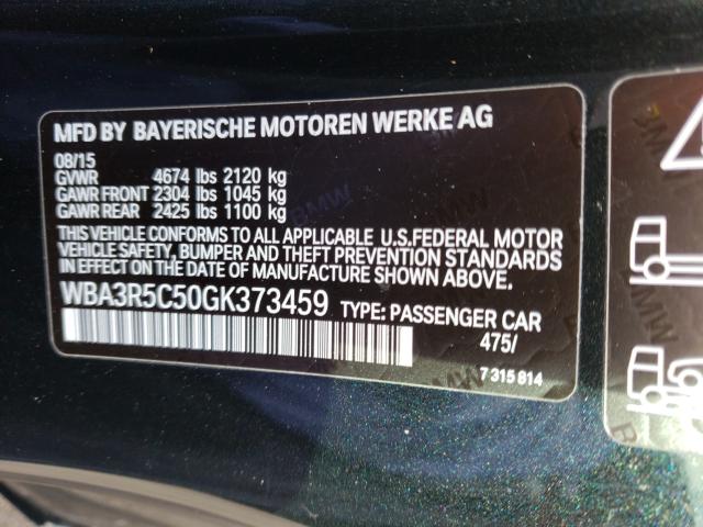 2016 BMW 435 XI WBA3R5C50GK373459