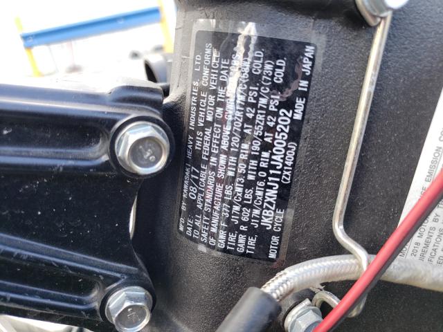 2018 KAWASAKI ZX1400 J JKBZXNJ11JA005202