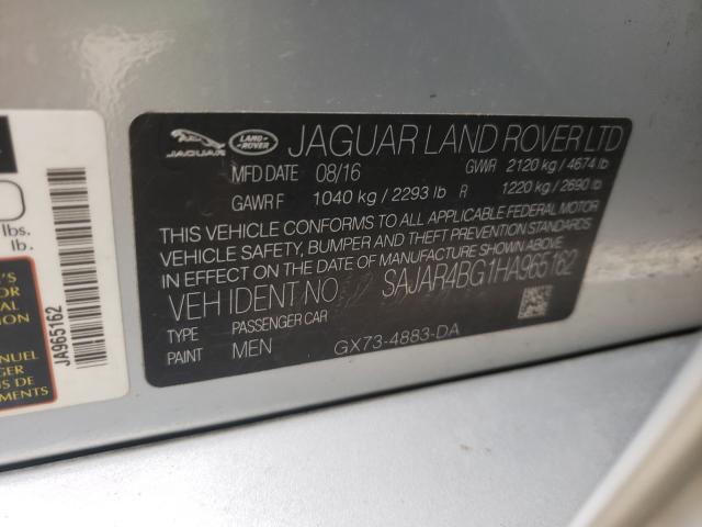 2017 JAGUAR XE SAJAR4BG1HA965162