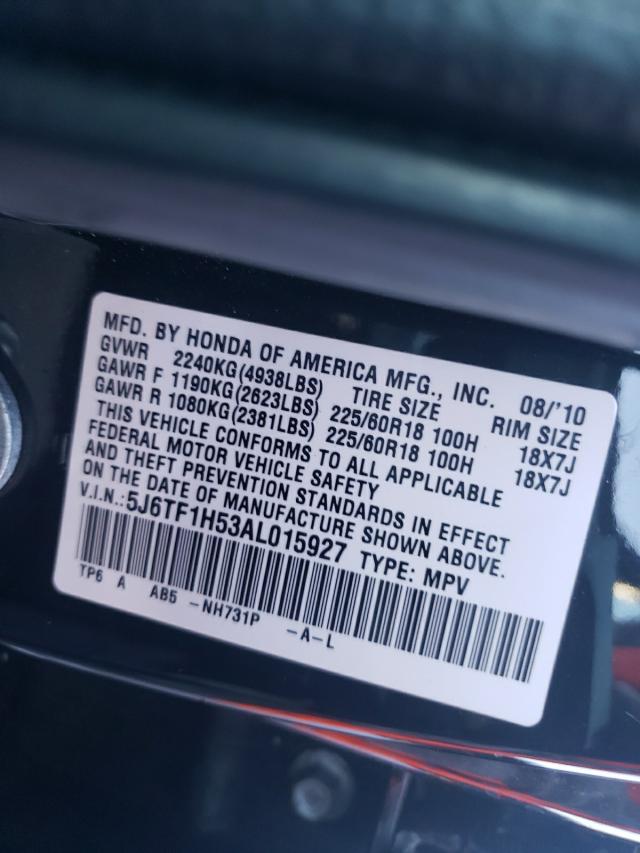 2010 HONDA OTHER 5J6TF1H53AL015927