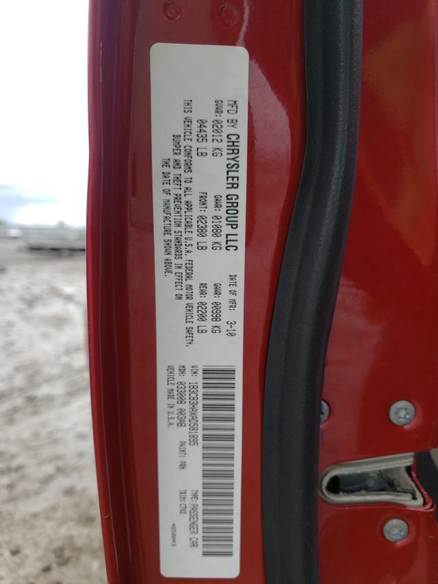 2010 DODGE CALIBER MA 1B3CB3HAXAD581895