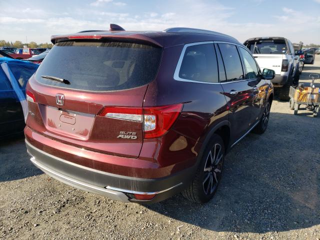 2019 HONDA PILOT ELIT 5FNYF6H06KB072186