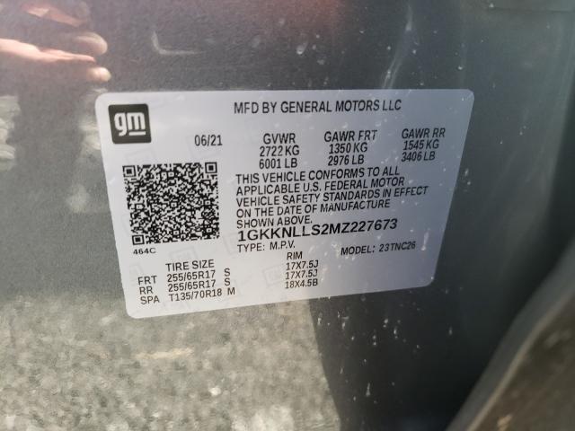 2021 GMC ACADIA AT4 1GKKNLLS2MZ227673