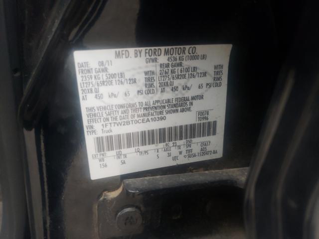 2012 FORD F250 1FT7W2BT0CEA10390