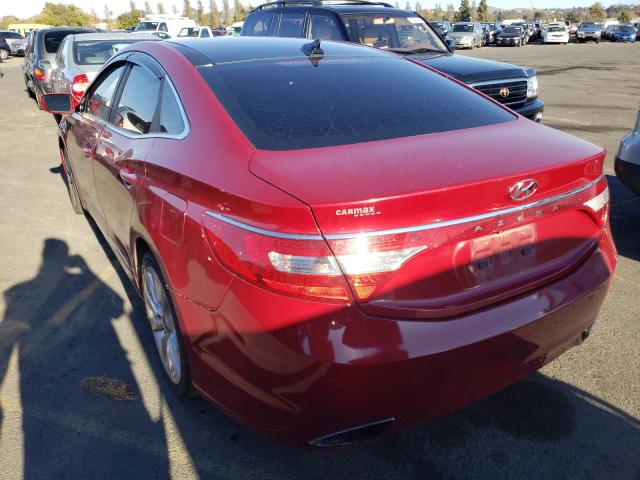 2012 HYUNDAI AZERA GLS KMHFH4JG7CA125237