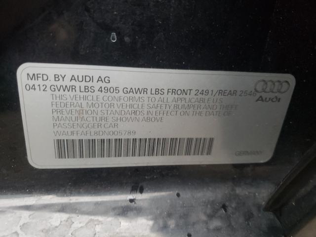 2013 AUDI A4 WAUFFAFL8DN005789