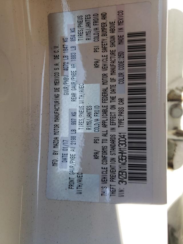 2017 Mazda 3 Grand Touring VIN: 3MZBN1W35HM130041 Lot: 62860911