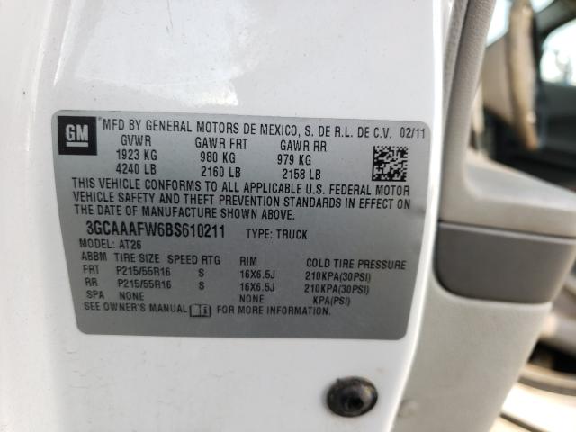 2011 CHEVROLET HHR PANEL 3GCAAAFW6BS610211