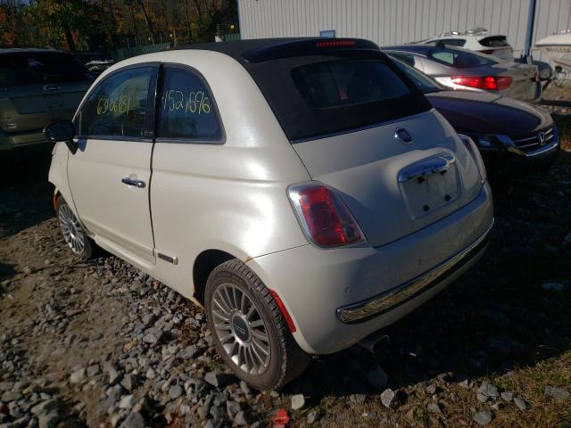 2012 FIAT 500 LOUNGE 3C3CFFER7CT148874