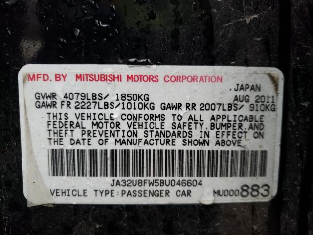 2011 MITSUBISHI LANCER GTS JA32U8FW5BU046604