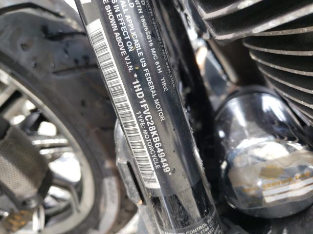 2019 HARLEY-DAVIDSON FLHT 1HD1FVC28KB649449