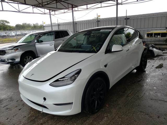 2021 TESLA MODEL Y 5YJYGDEE7MF125109