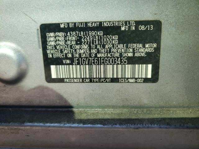 2014 SUBARU IMPREZA WR JF1GV7E61EG003435