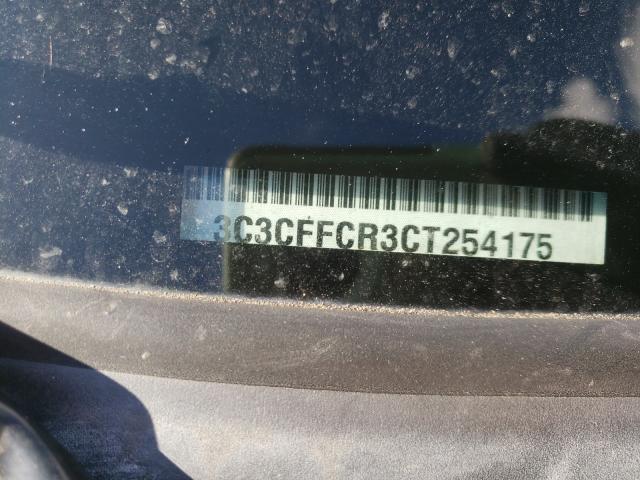 2012 FIAT 500 LOUNGE 3C3CFFCR3CT254175