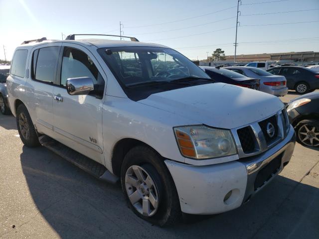 Salvage cars for sale from Copart New Orleans, LA: 2005 Nissan Armada SE