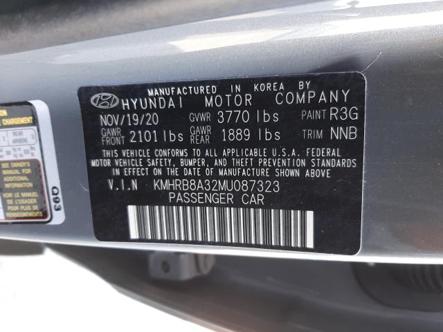 2021 HYUNDAI VENUE SE KMHRB8A32MU087323