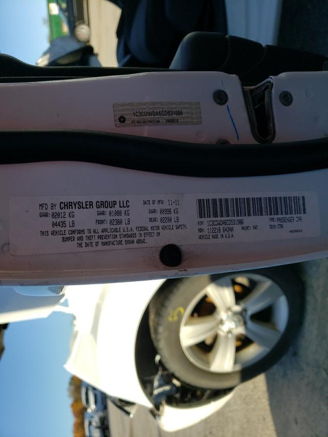 2012 DODGE CALIBER SX 1C3CDWDA6CD531986