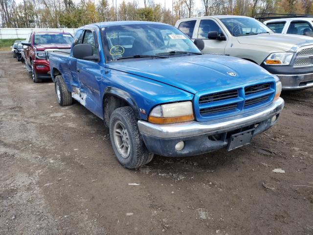 Salvage cars for sale from Copart Davison, MI: 1999 Dodge Dakota