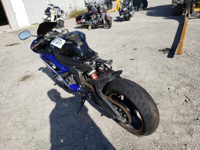 2011 YAMAHA YZFR6 JYARJ16E3BA022287