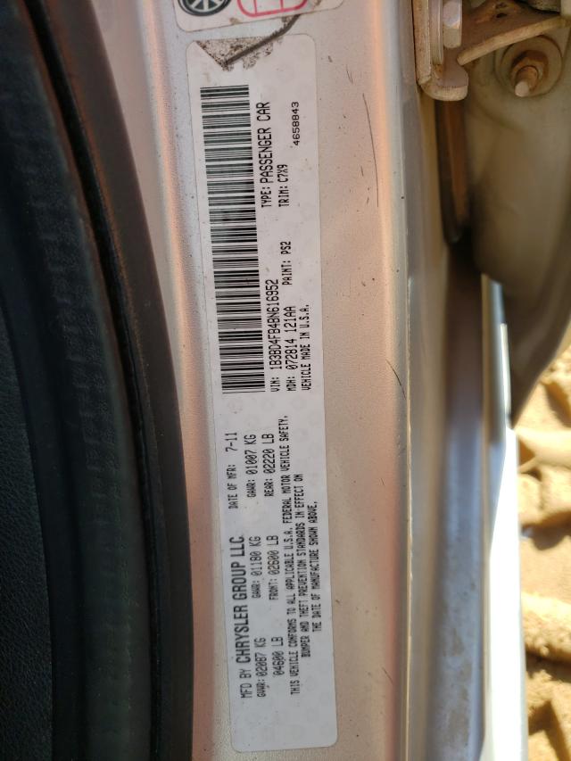 2011 DODGE AVENGER EX 1B3BD4FB4BN616952