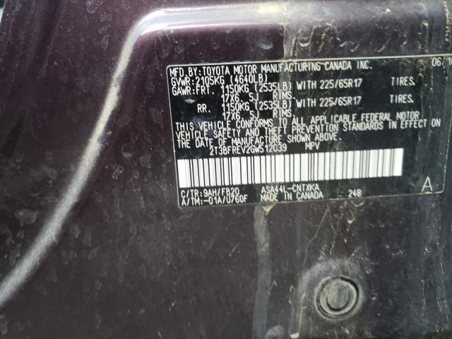 2T3BFREV2GW512039 Toyota Rav4 2016. Фото: 9