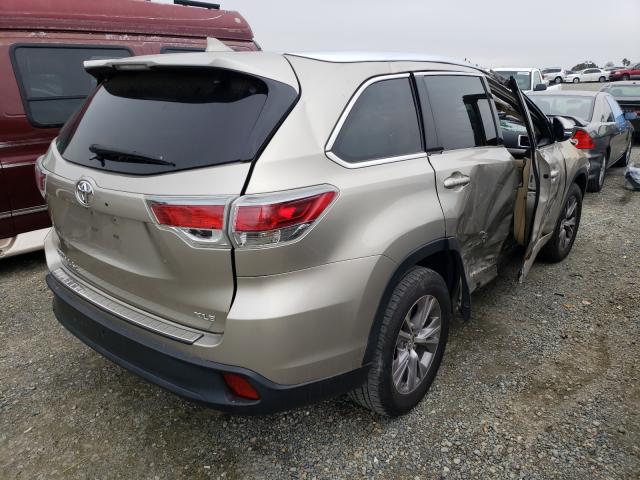 VIN 5TDKKRFHXES019289 2014 Toyota Highlander, Xle no.4