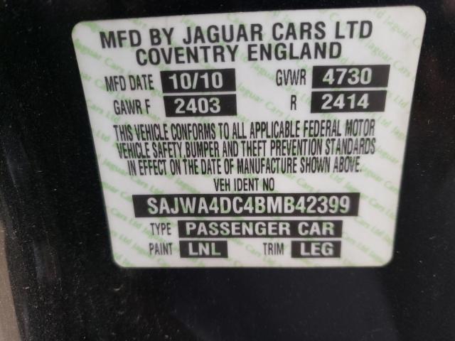 2011 JAGUAR XKR SAJWA4DC4BMB42399