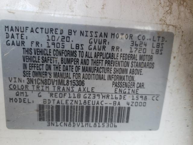 2021 NISSAN VERSA S - 3N1CN8DV1ML815306