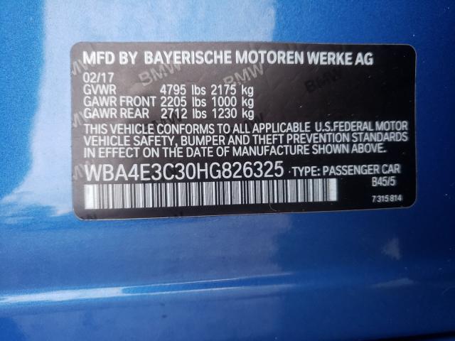 2017 BMW 440I GRAN WBA4E3C30HG826325