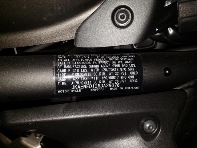 2021 KAWASAKI EN650 D JKAENED12MDA28076