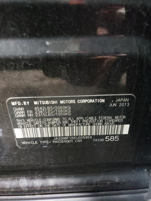 2014 MITSUBISHI LANCER EVO JA32W8FV5EU005959