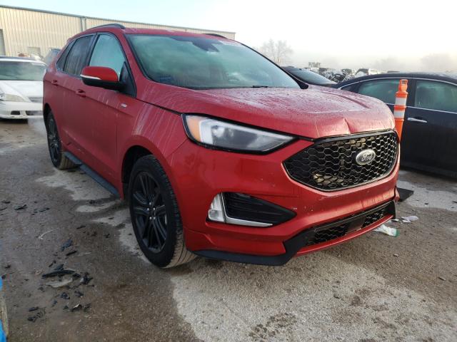 Salvage cars for sale from Copart Kansas City, KS: 2020 Ford Edge SEL