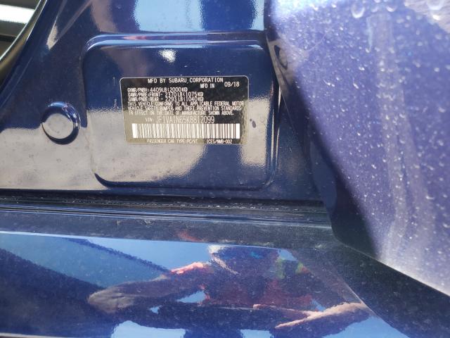 2019 SUBARU WRX LIMITE JF1VA1N65K8812099