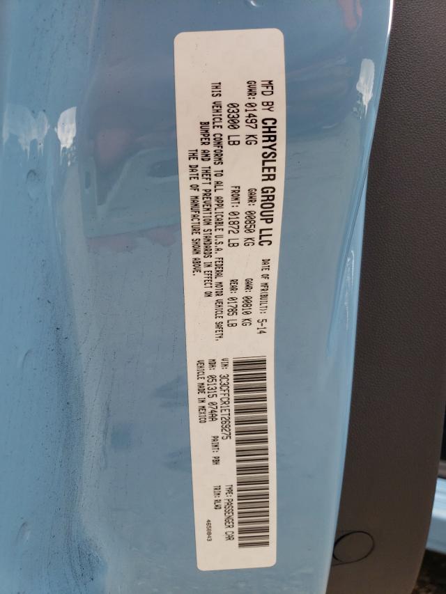 2014 FIAT 500 LOUNGE 3C3CFFCR1ET269275