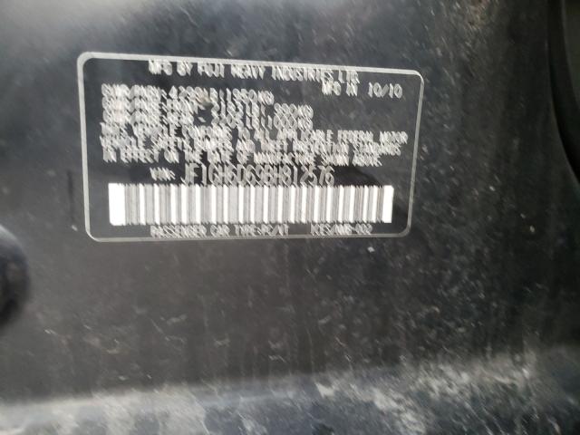 2011 SUBARU IMPREZA OU JF1GH6D69BH812576