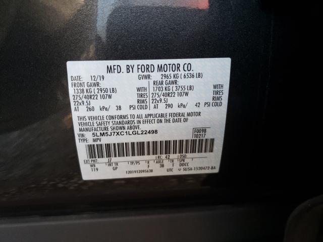 2020 LINCOLN AVIATOR RE 5LM5J7XC1LGL22498