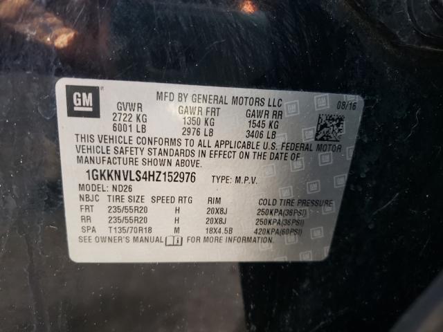 2017 GMC ACADIA ALL 1GKKNVLS4HZ152976