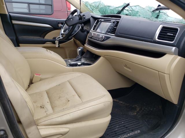 VIN 5TDKKRFHXES019289 2014 Toyota Highlander, Xle no.5